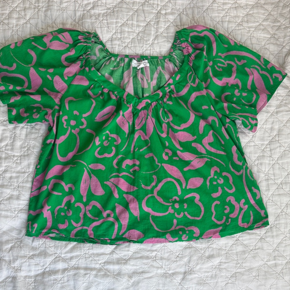 Velvet 100% cotton shirt, size large